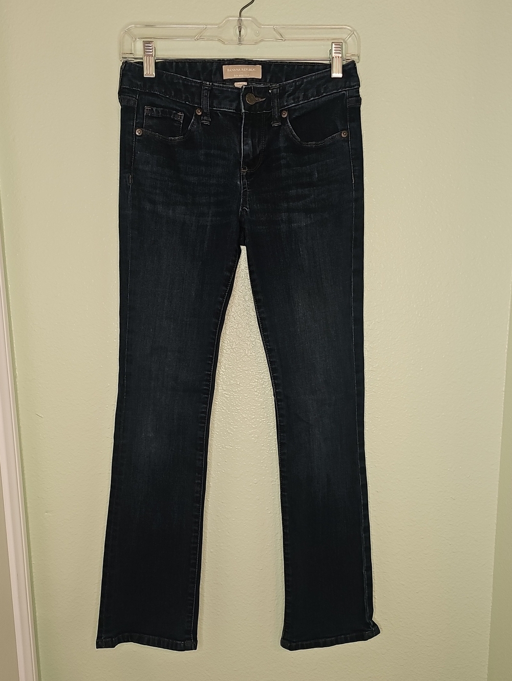 Banana Republic Dark Blue Straight-Leg Jeans